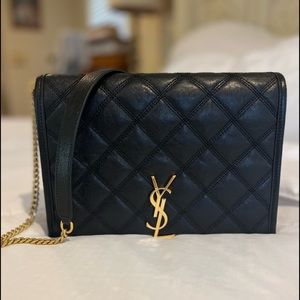 YSL Saint Laurent Becky Diamond pattern